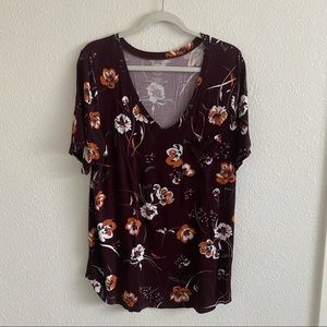 🌻 Floral Maurices 24/7 Flawless Tunic Tee